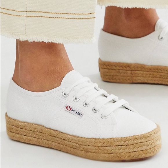 superga platform espadrille